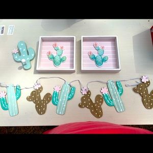 Cactus Baby/Girl Room Decor